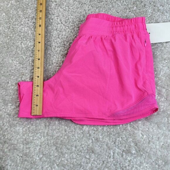 Lululemon Hotty Hot Low Rise Short Dark Prism Pink 10 Tall NEW - Picture 10 of 11